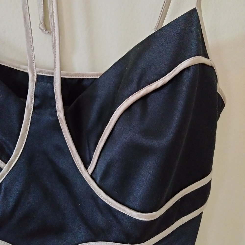 Fray black silk camisole/halter top WORN ONCE - Picture 6 of 14